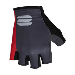 SPORTFUL Kolesarske rokavice s kratkimi prsti - BODYFIT PRO - rdeča/siva