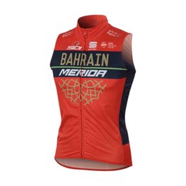 SPORTFUL Kolesarski brezrokavnik - BAHRAIN MERIDA 2018 - modra/rdeča