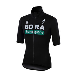 SPORTFUL Kolesarski dres s kratkimi rokavi - BORA HANSGROHE - črna