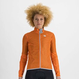 SPORTFUL Kolesarska  vetru odporna jakna - HOT PACK EASYLIGHT W - oranžna
