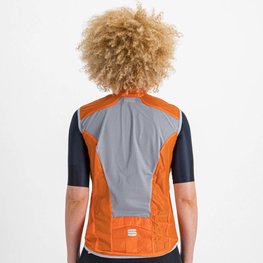 SPORTFUL Kolesarski brezrokavnik - HOT PACK EASYLIGHT W - oranžna