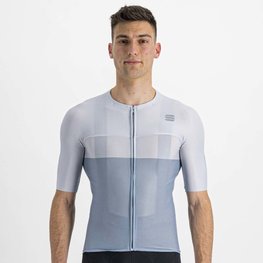 SPORTFUL Kolesarski dres s kratkimi rokavi - LIGHT PRO - siva