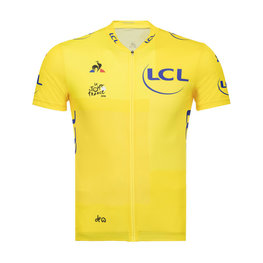 Kolesarski dres s kratkimi rokavi - TOUR DE FRANCE 2018 - rumena
