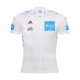 Kolesarski dres s kratkimi rokavi - TOUR DE FRANCE 2019 - bela