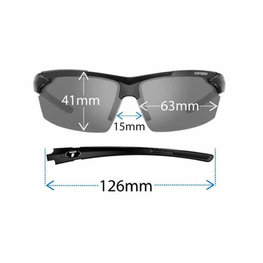 TIFOSI Kolesarska očala - JET POLARIZED - črna