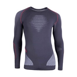 UYN Kolesarska  majica z dolgimi rokavi - EVOLUTYON - bela/siva