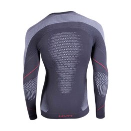 UYN Kolesarska  majica z dolgimi rokavi - EVOLUTYON - bela/siva