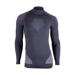 UYN Kolesarska  majica z dolgimi rokavi - EVOLUTYON - črna/siva