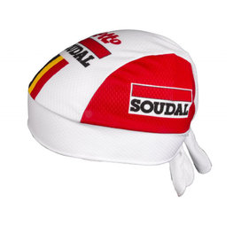 Kolesarska  bandana - LOTTO SOUDAL 2019 - bela/rdeča